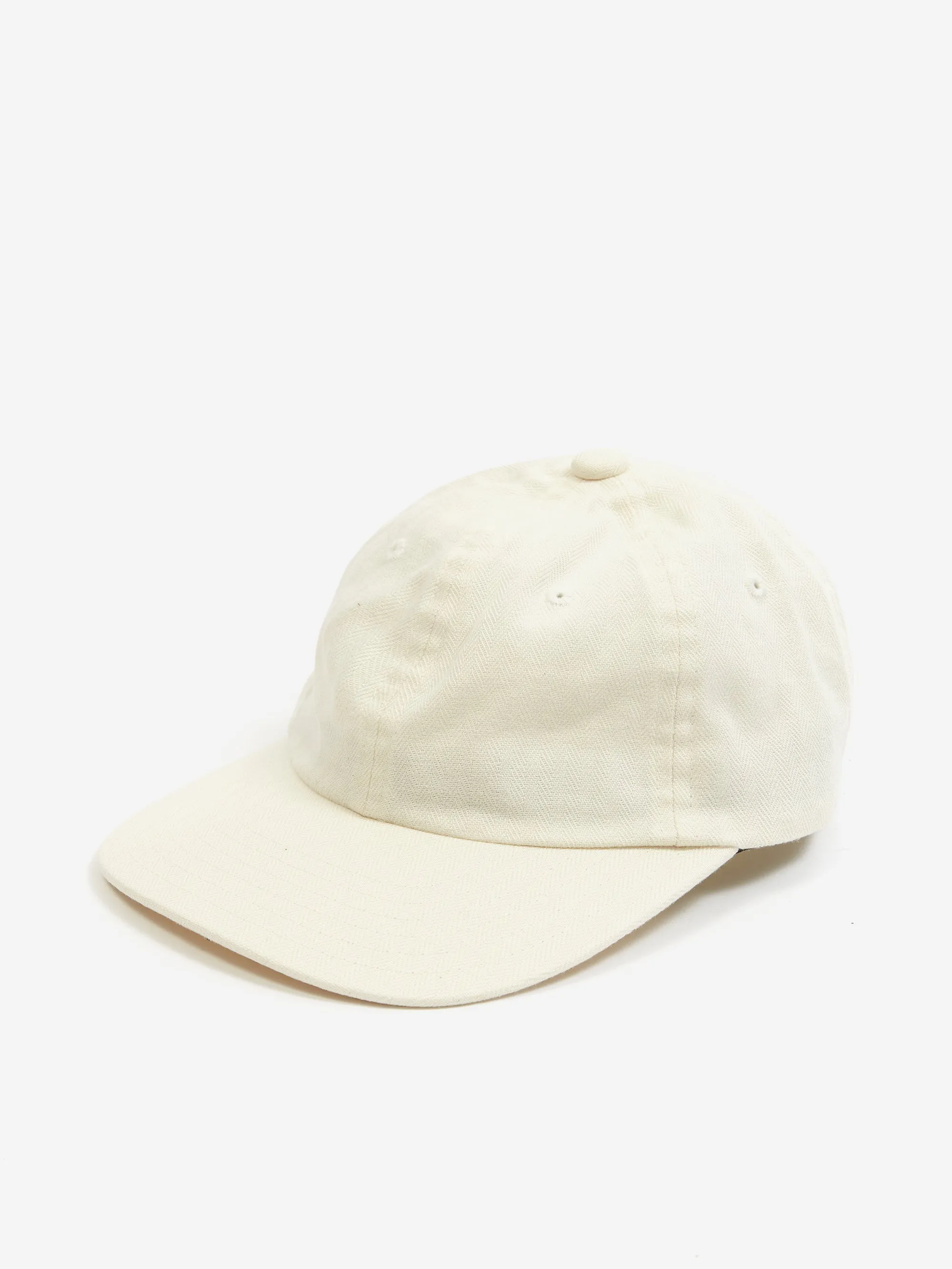 Beams Plus 6Panel Herringbone Cap - Ivory