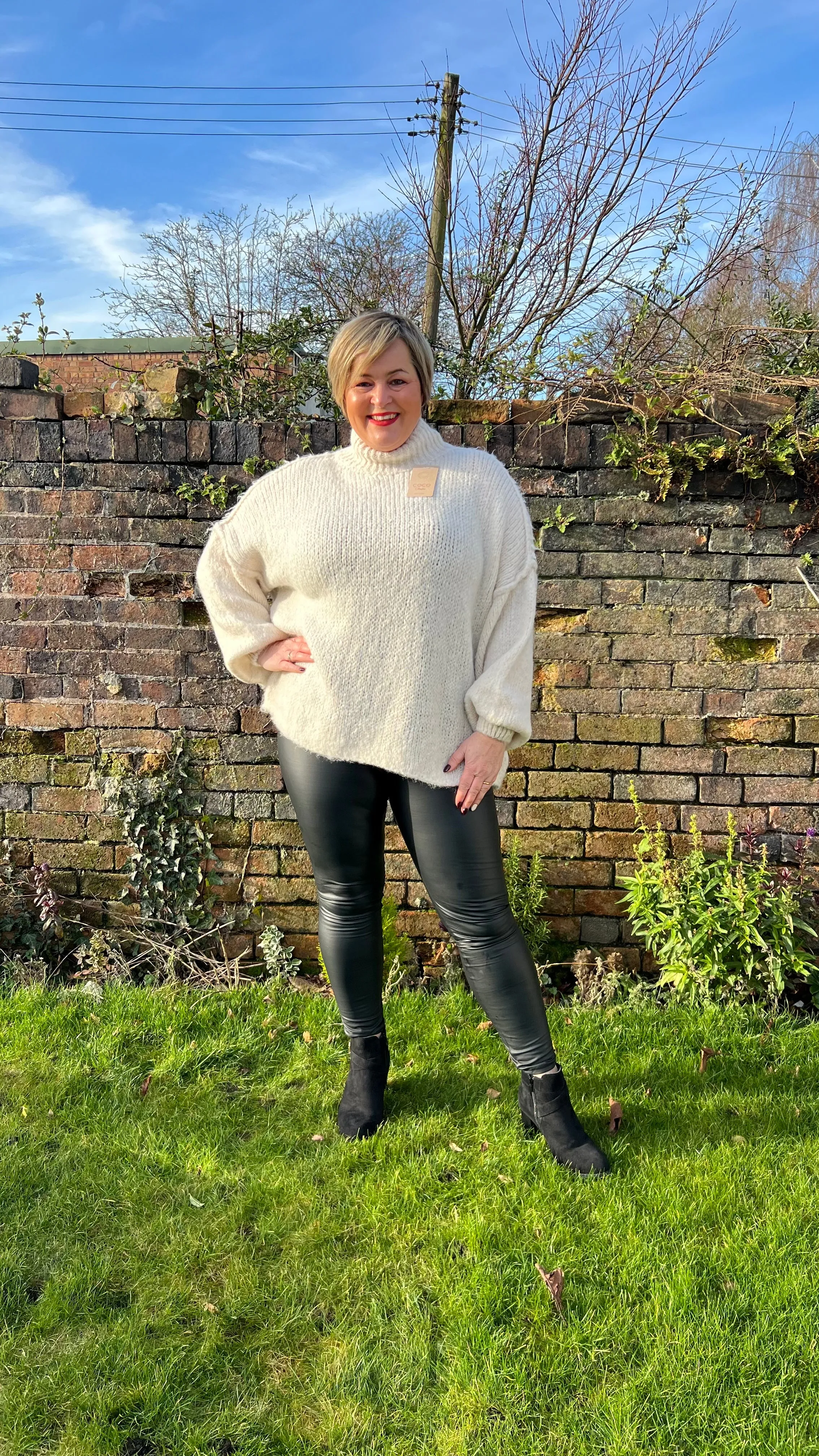 BEATRIX Balloon Sleeve Jumper