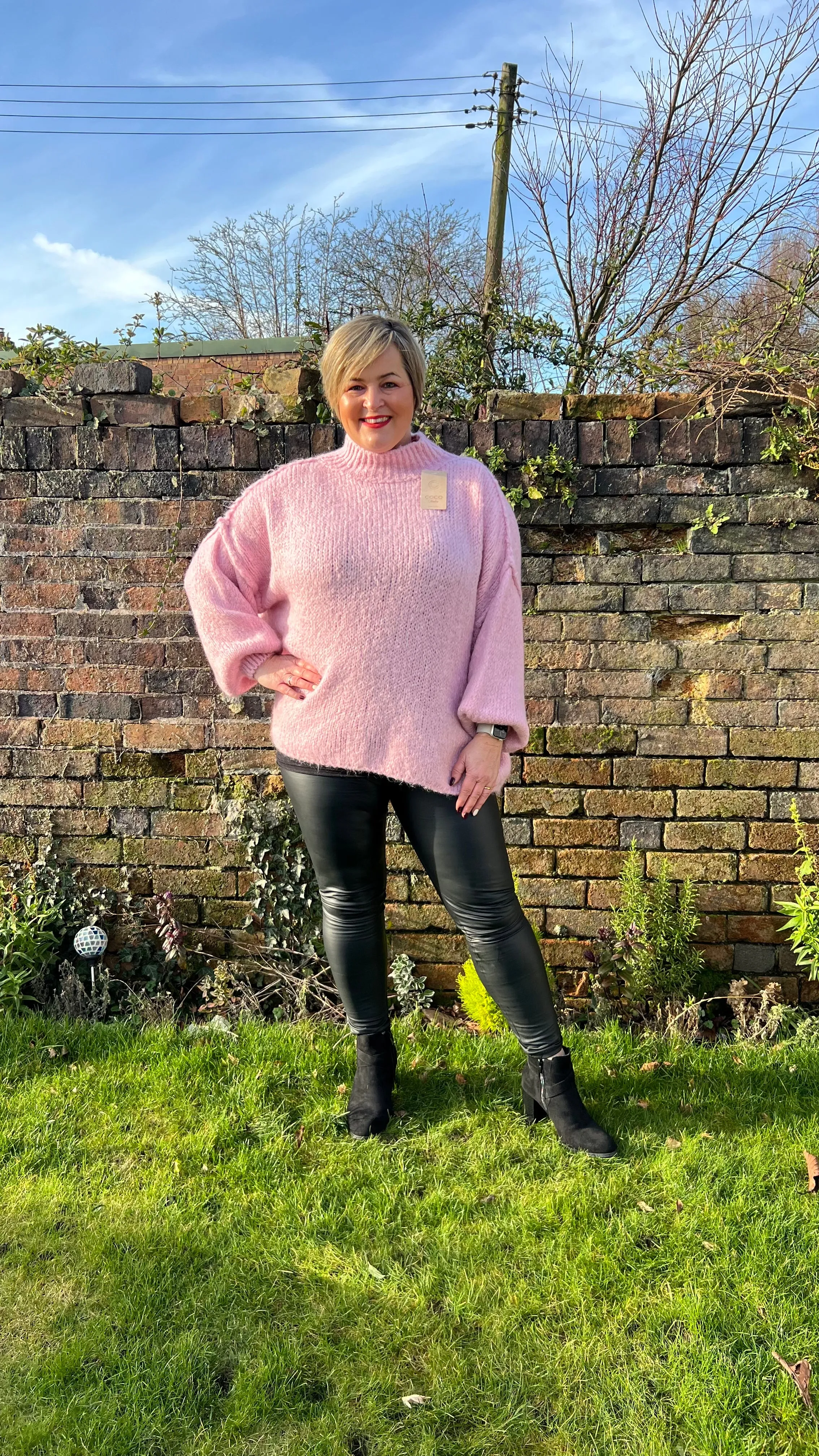 BEATRIX Balloon Sleeve Jumper