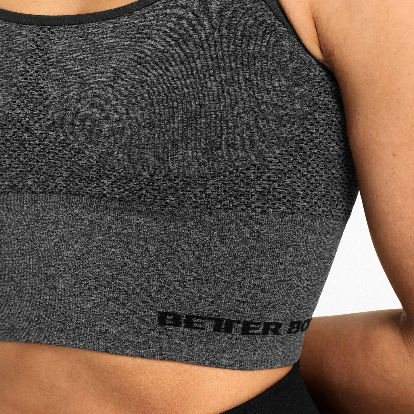 Better Bodies Astoria Seamless Bra - Graphite Melange