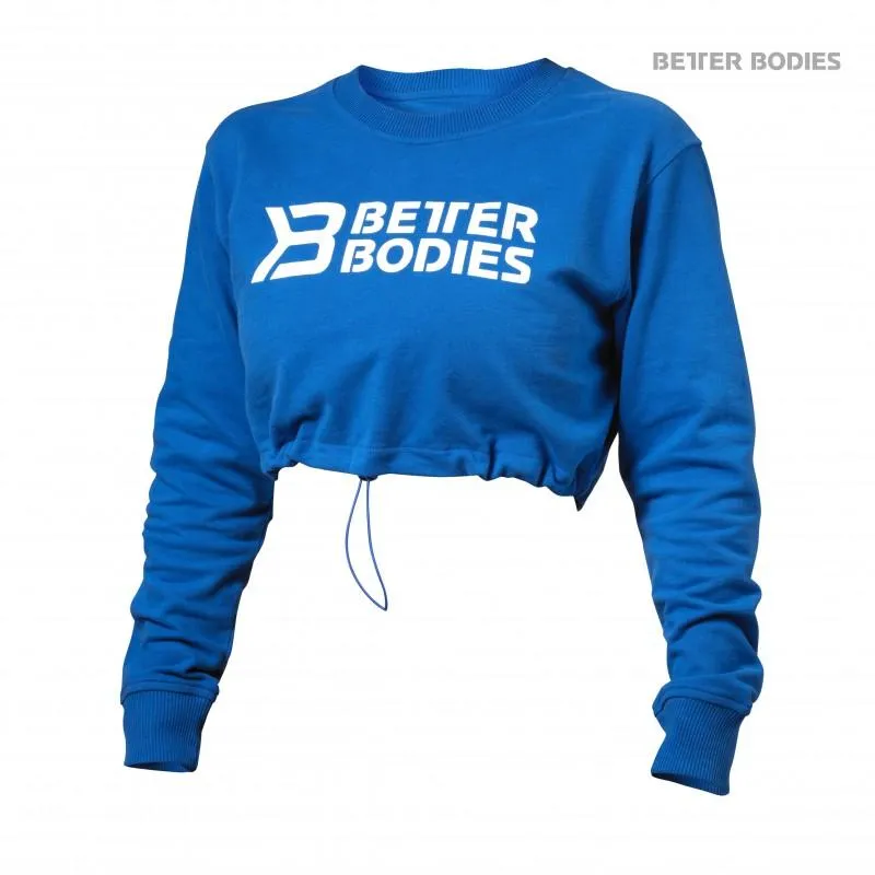 Better Bodies Madison Cropped L-S - Strong Blue