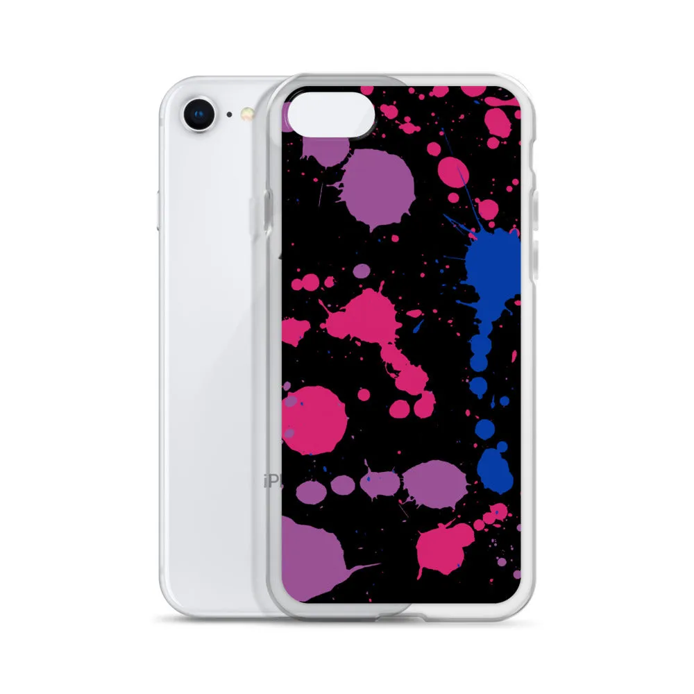 Bi Paint Splash iPhone Case