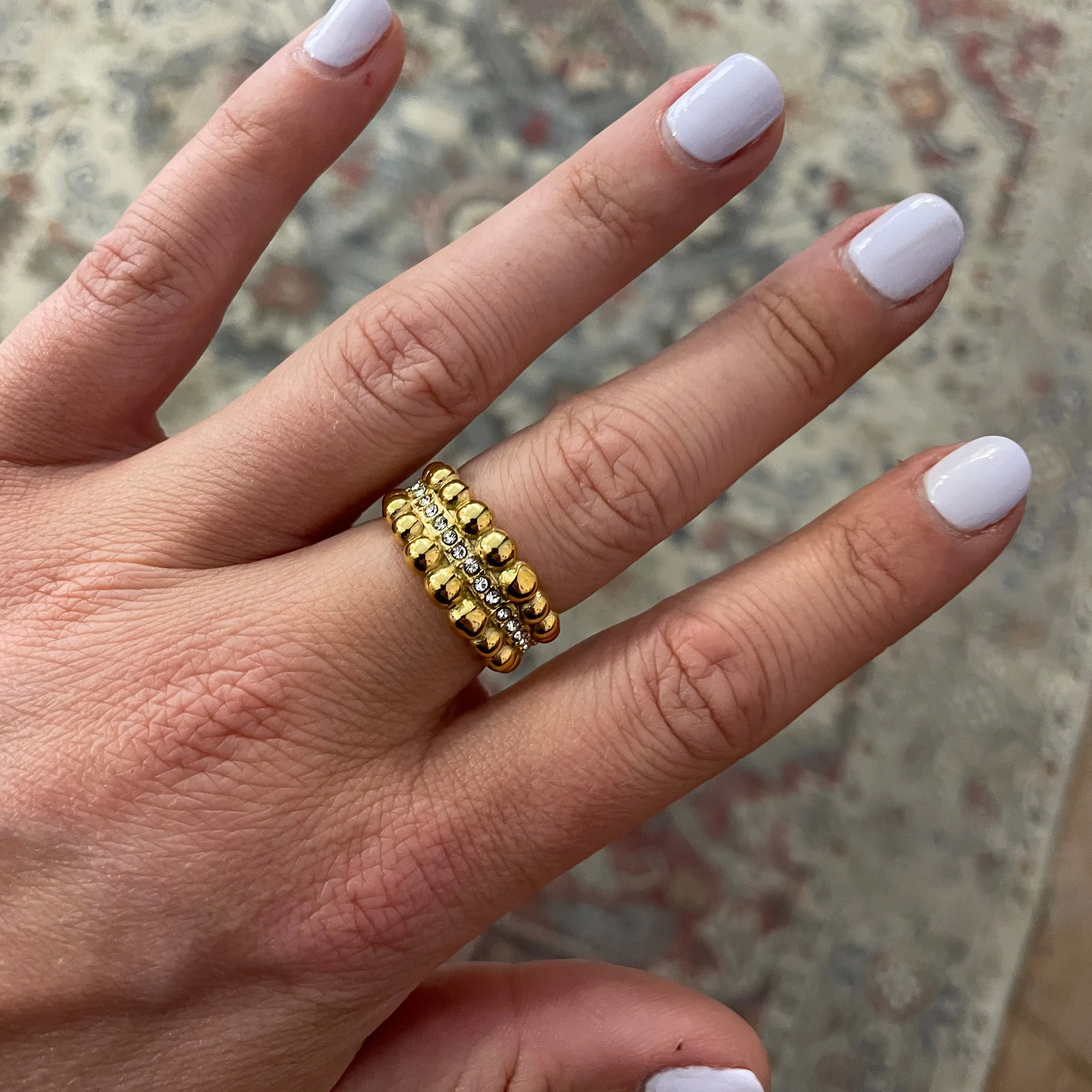 Big Goldie Sparkle Ring