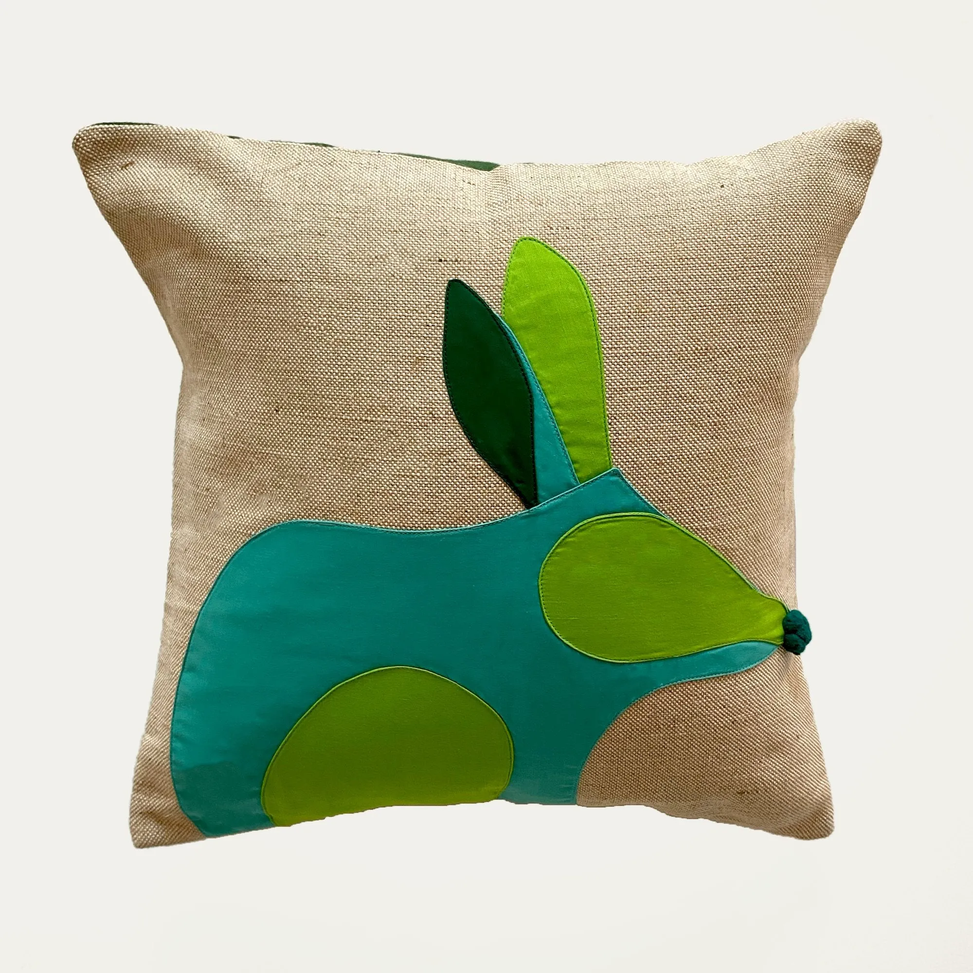 Bilby Cushion in Lime Green