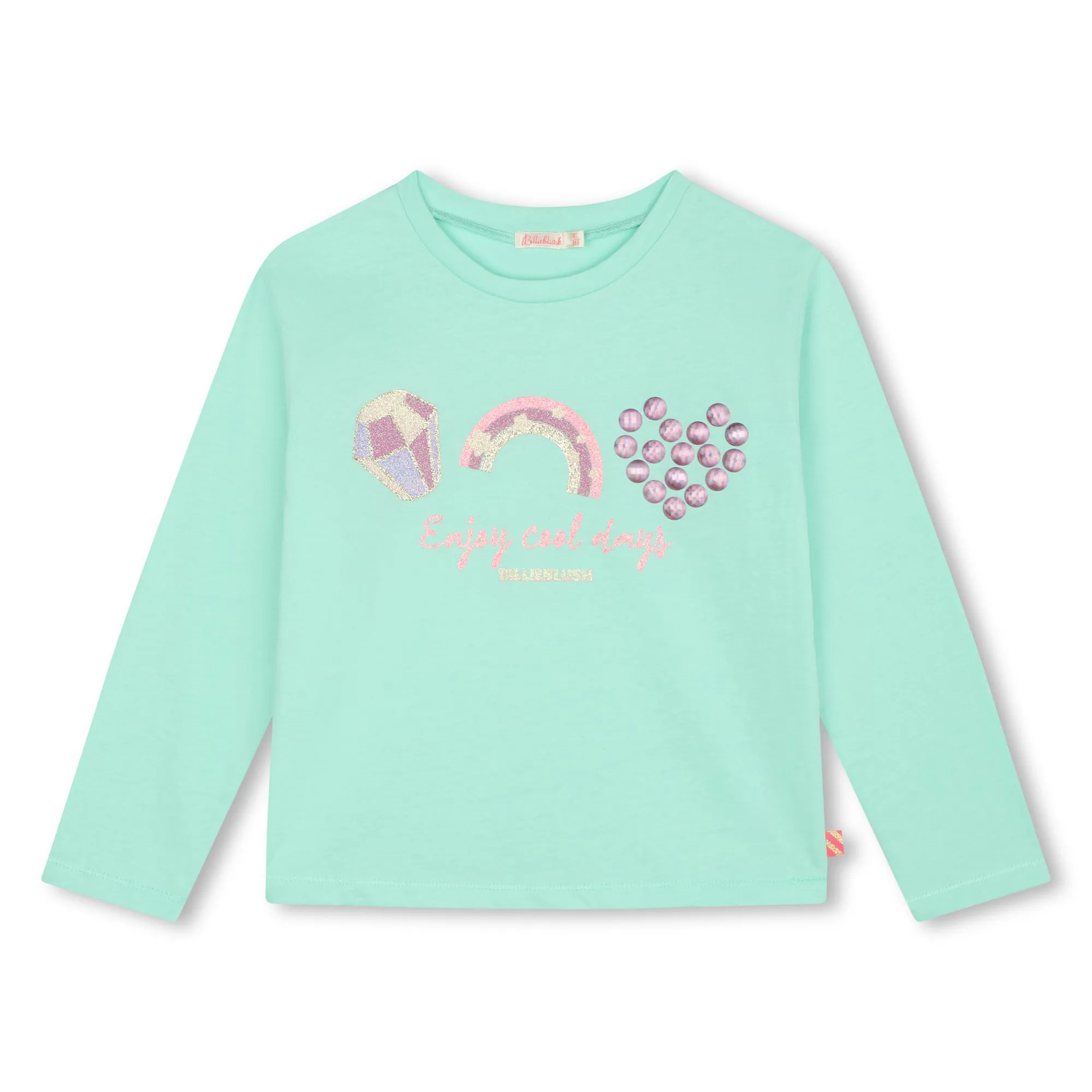 Billieblush Girls Green Long Sleeve T-Shirt U20557