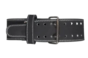 BLACK ACTIVE ARMOUR DOUBLE PRONG BELT   BLUE STRIPE WRIST WRAPS