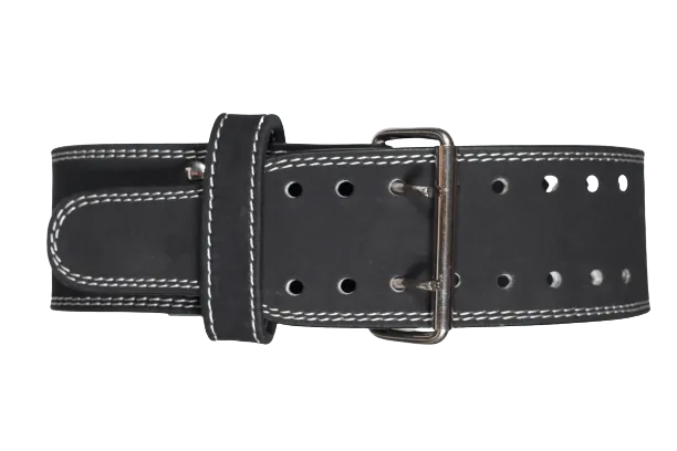 BLACK ACTIVE ARMOUR DOUBLE PRONG BELT   BLUE STRIPE WRIST WRAPS