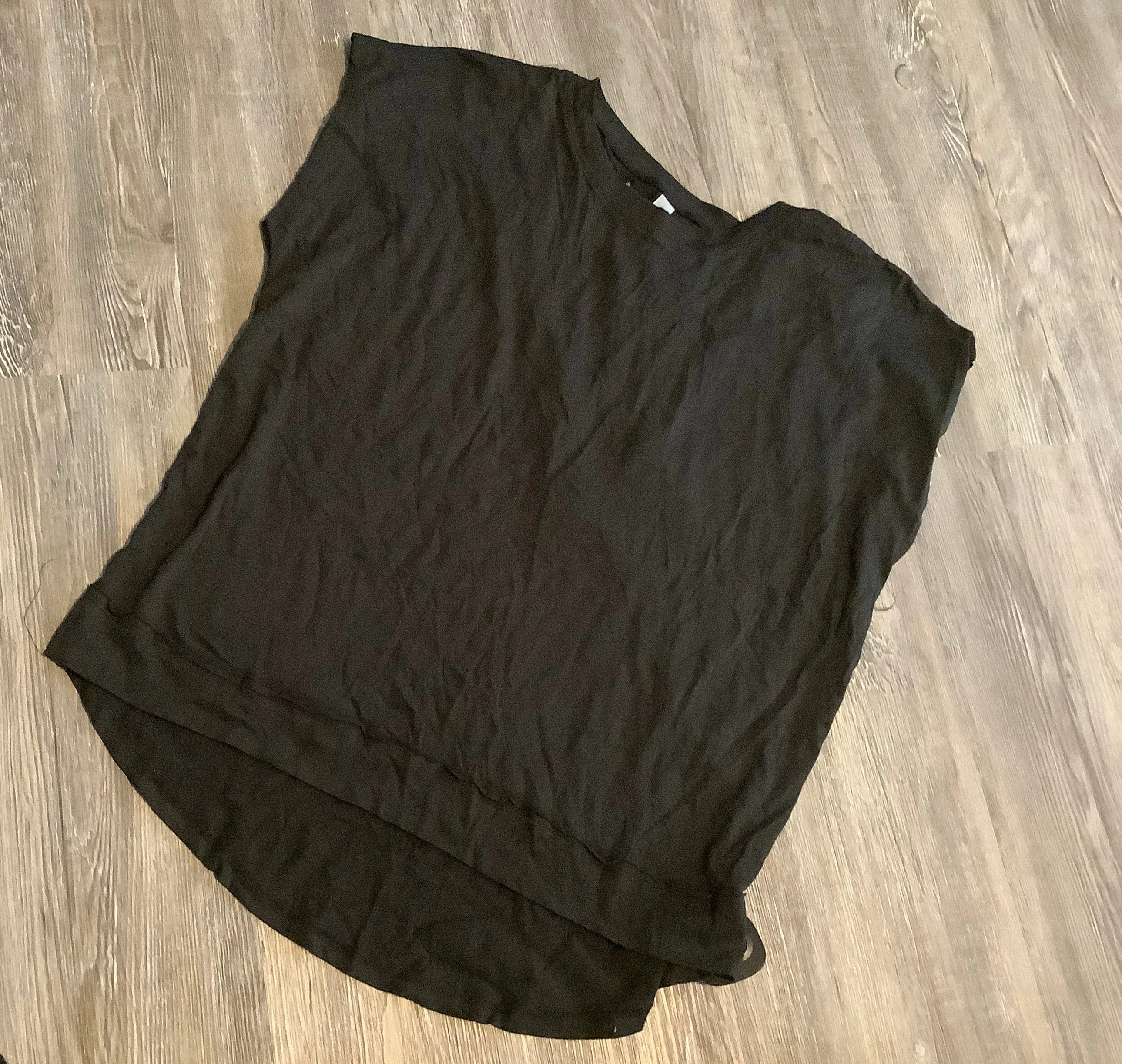 Black Athletic Top Short Sleeve Mono B, Size S