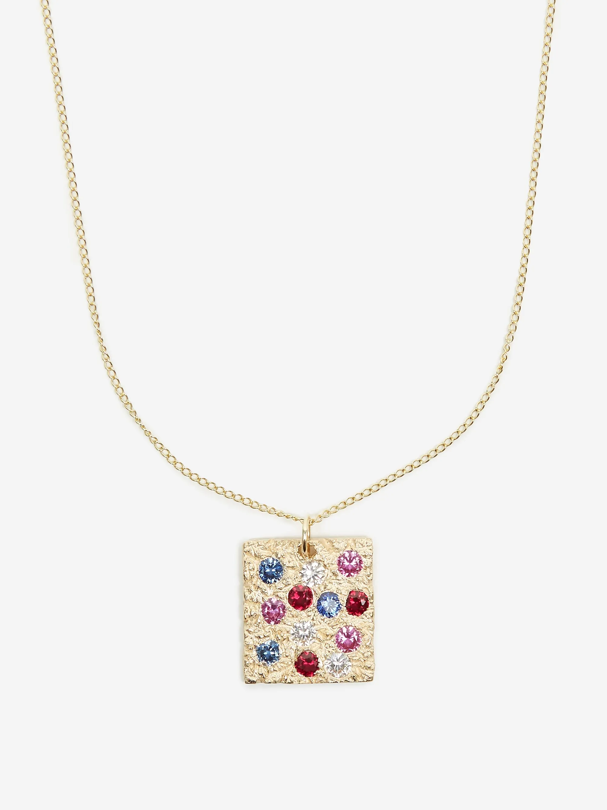 Bleue Burnham Rose Garden Pendant - Gold/Multi