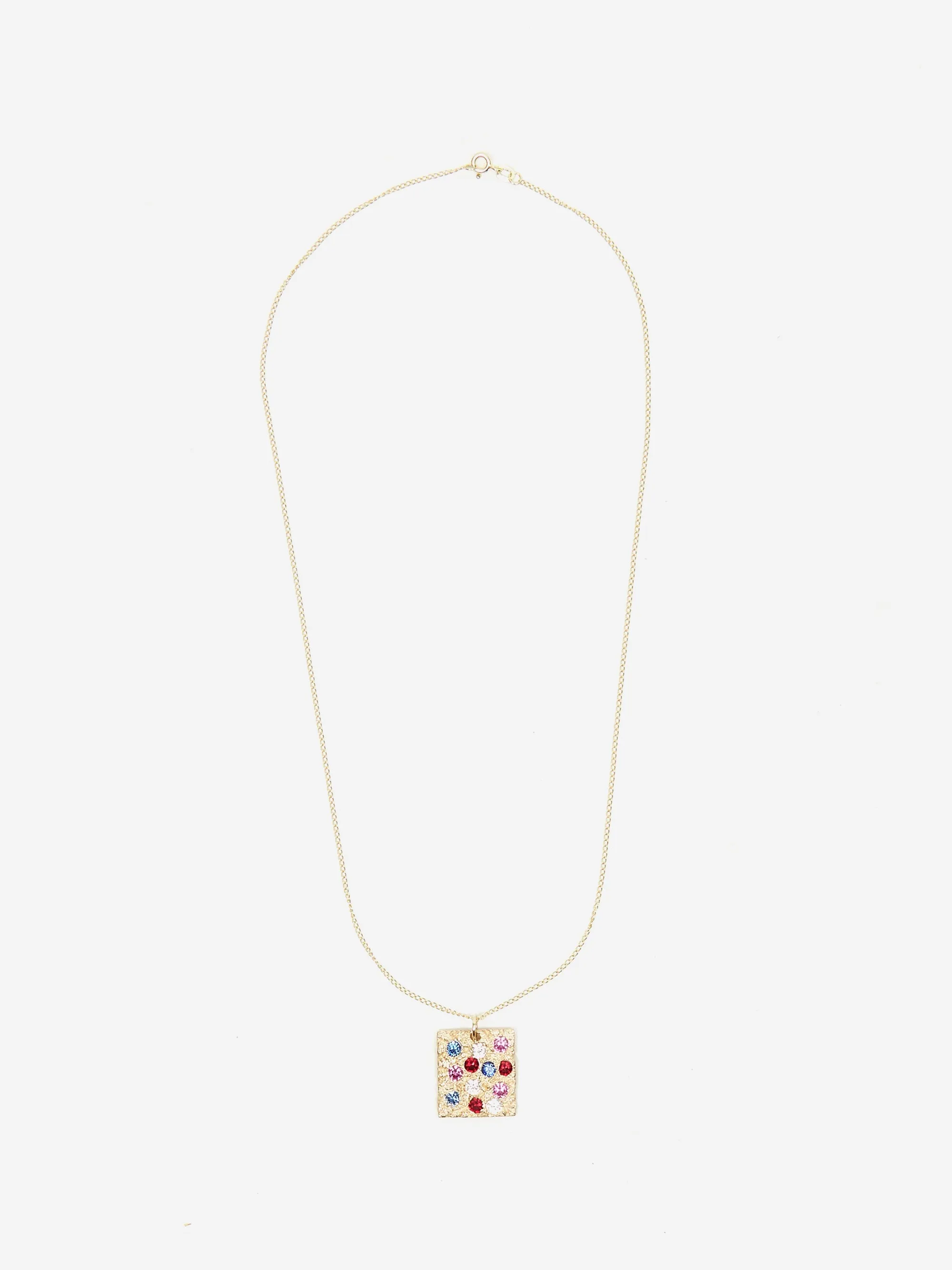 Bleue Burnham Rose Garden Pendant - Gold/Multi