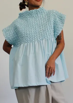 bloom tunic - sky blue