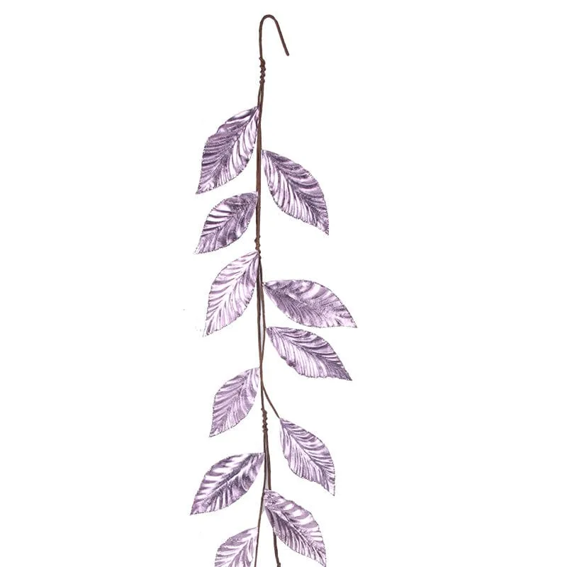 Blue or Lavender Leaf Garland 2 Asst (125cm)