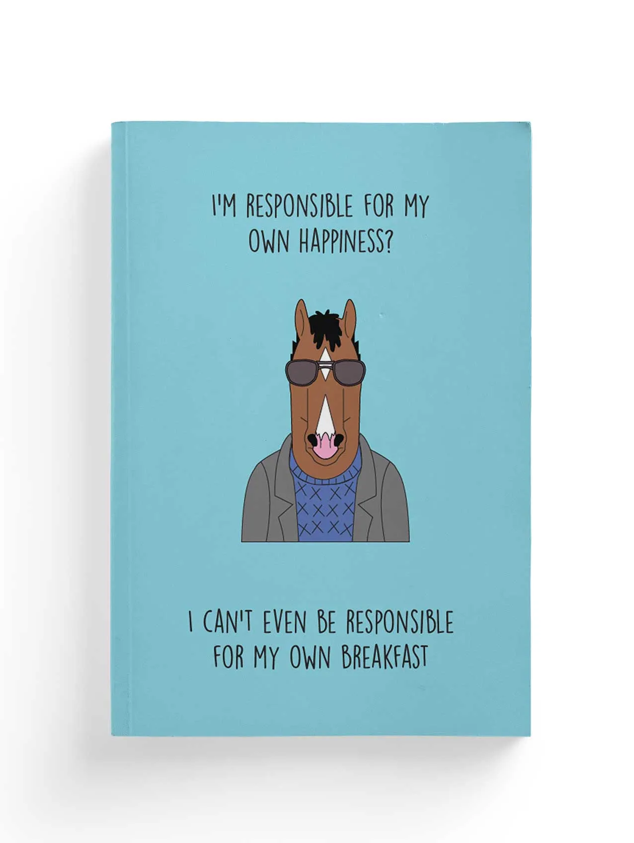 Bojack Horseman Minimalistic Composition Notebook