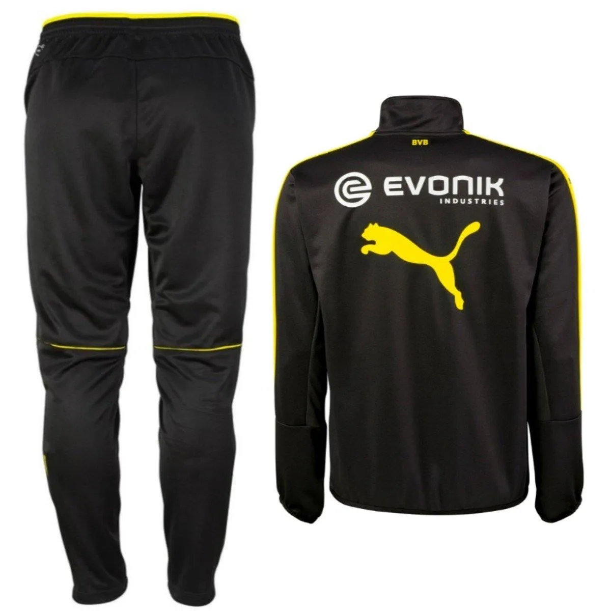 Borussia Dortmund Technical Training Soccer Tracksuit 2016/17 Black - Puma