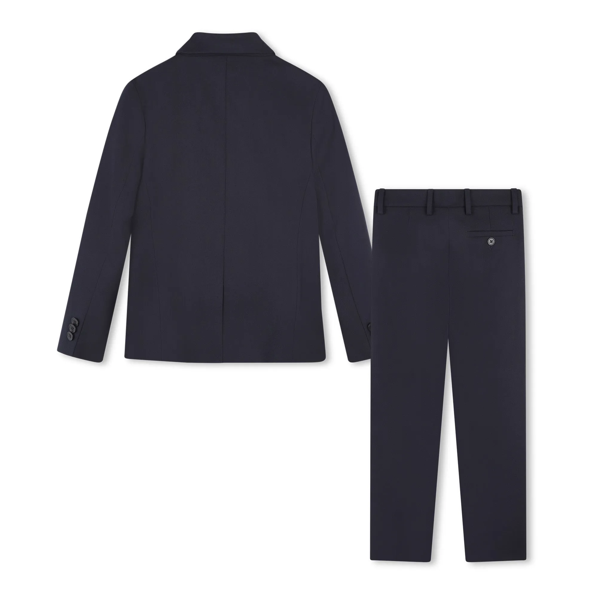 Boss Boys Navy Blue Twill Suit