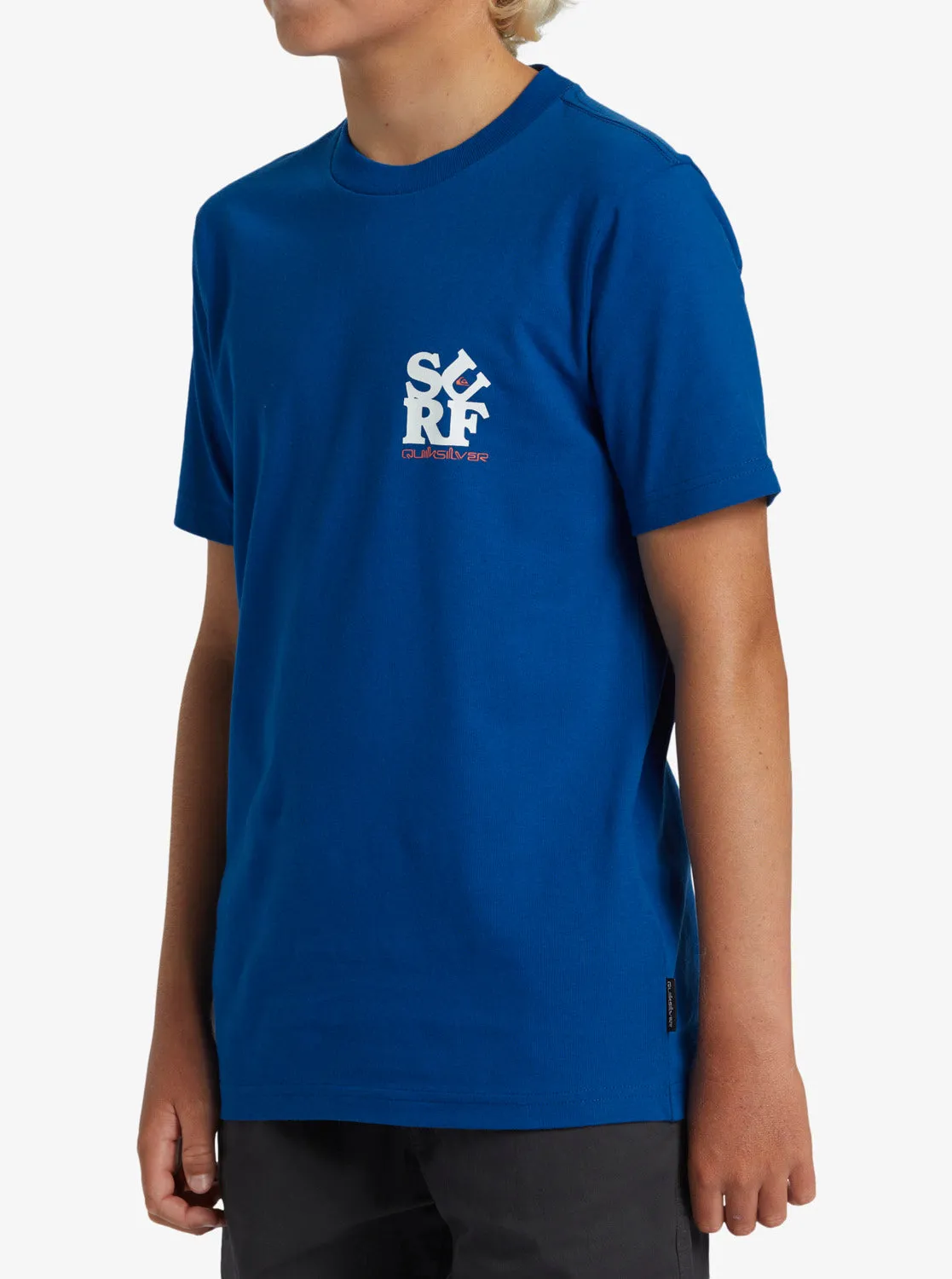 Boys 8-16 Surf Short Sleeve T-Shirt - Monaco Blue