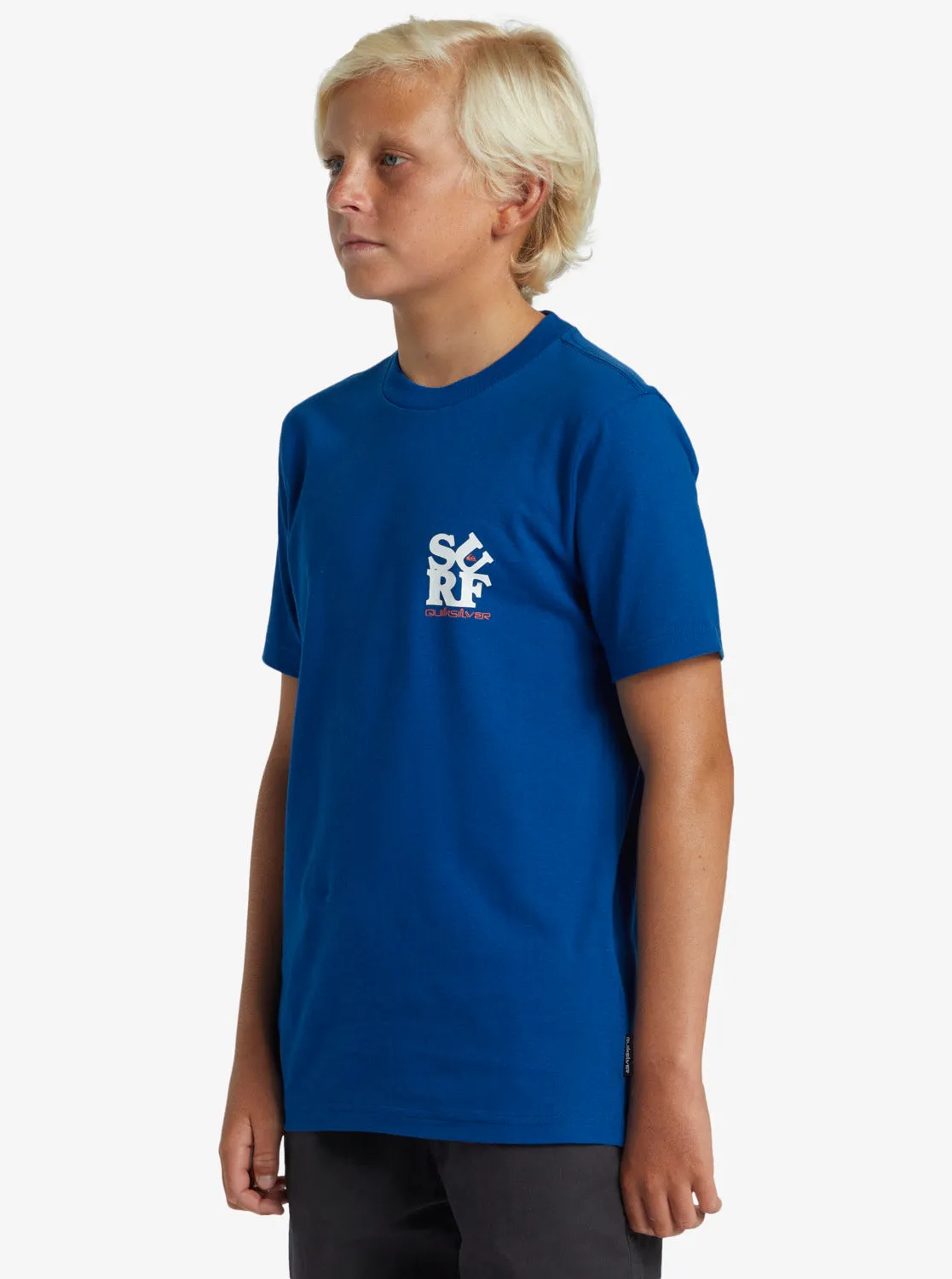 Boys 8-16 Surf Short Sleeve T-Shirt - Monaco Blue