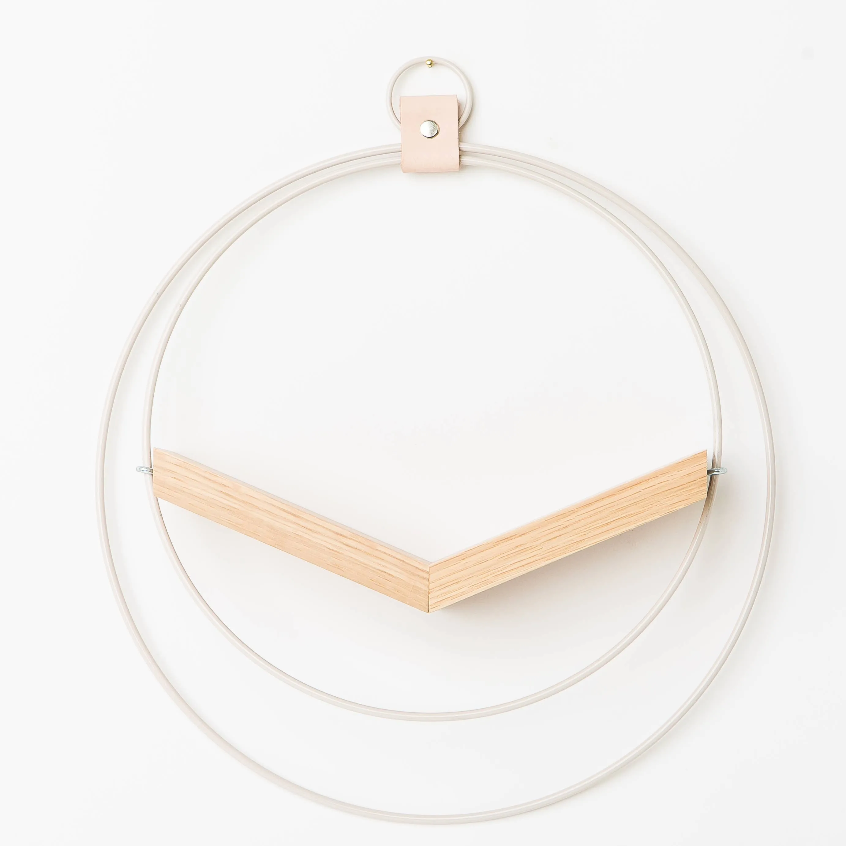 Braid & Wood Design Studio - V-Hanger (Light & Airy) - White Air Plant Holder: Large