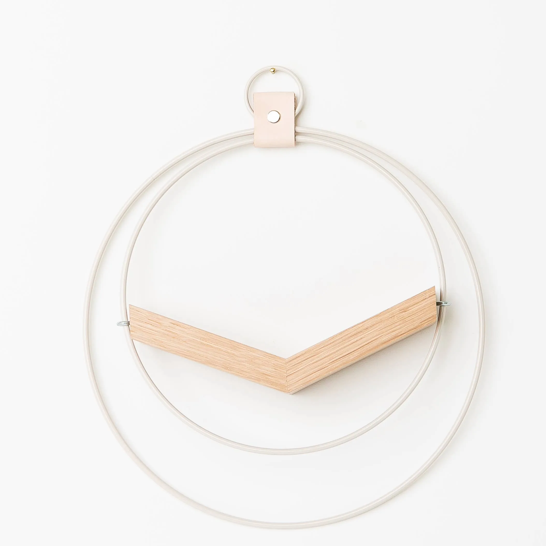 Braid & Wood Design Studio - V-Hanger (Light & Airy) - White Air Plant Holder: Large