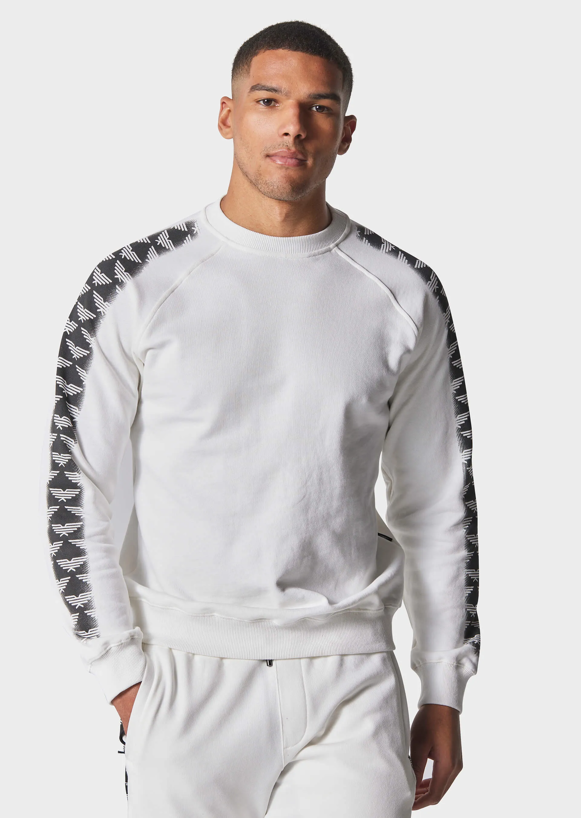 Bruner Bone White Sweatshirt