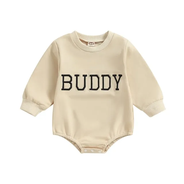 BUDDY Long-Sleeve Onesie