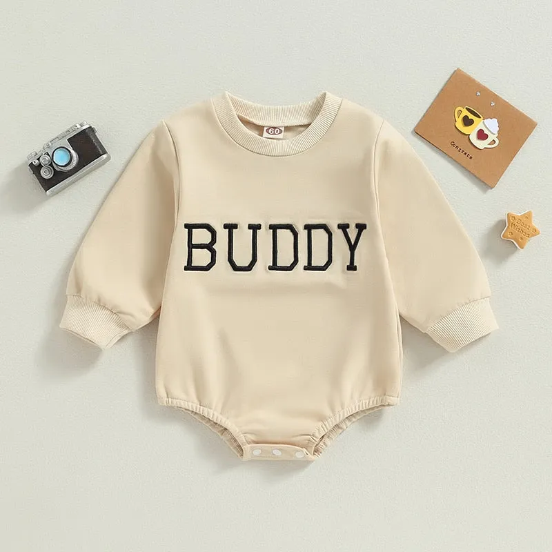 BUDDY Long-Sleeve Onesie