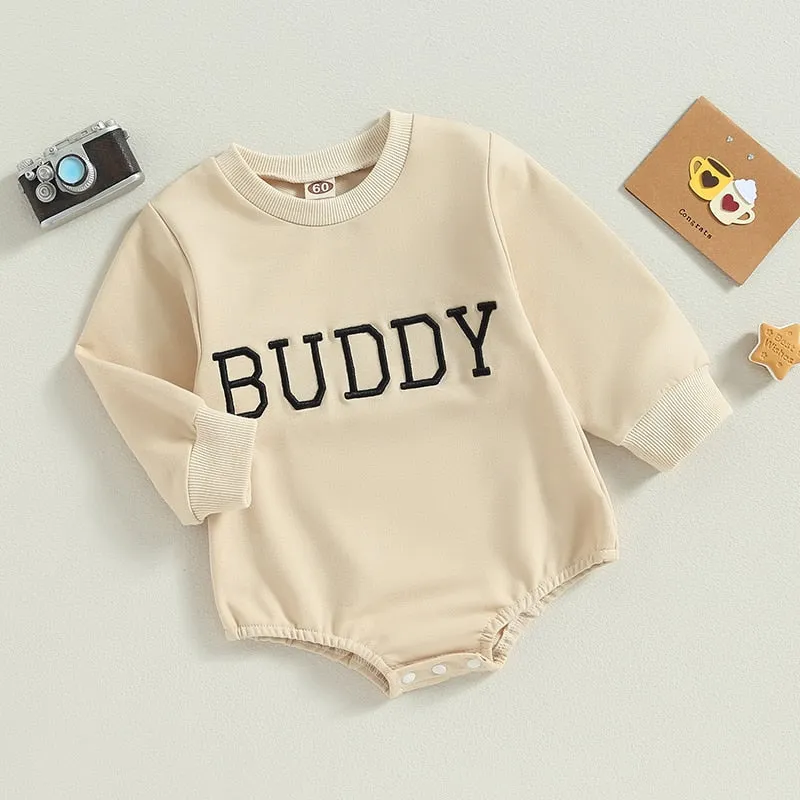 BUDDY Long-Sleeve Onesie