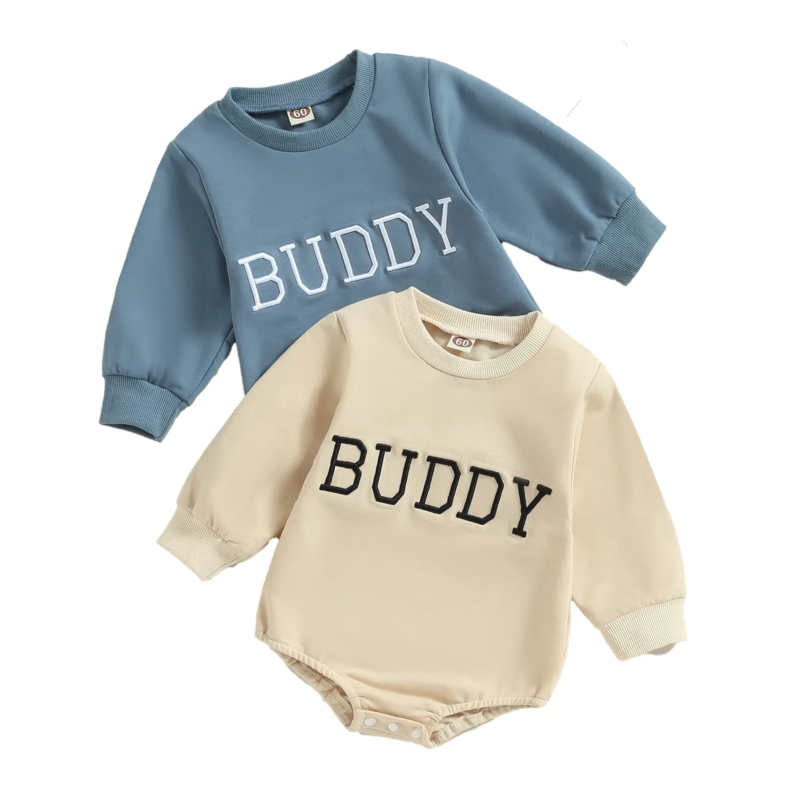 BUDDY Long-Sleeve Onesie