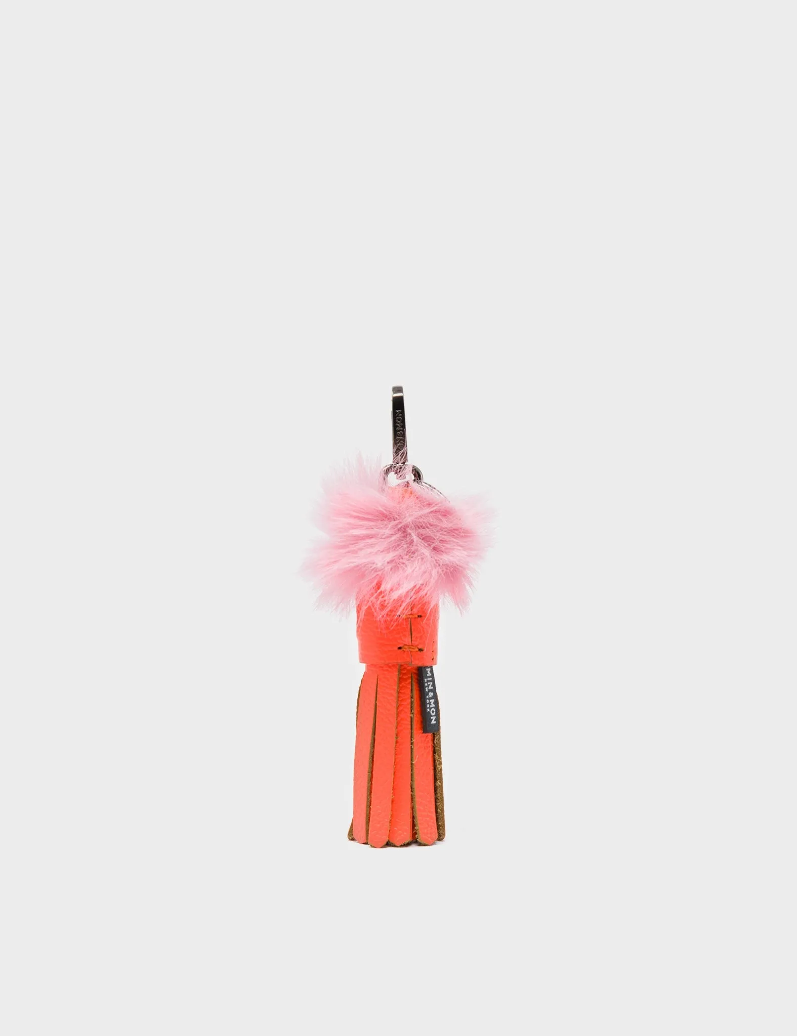 Callie Marie Mayne - Neon Orange Leather and Pink Synthetic Fur