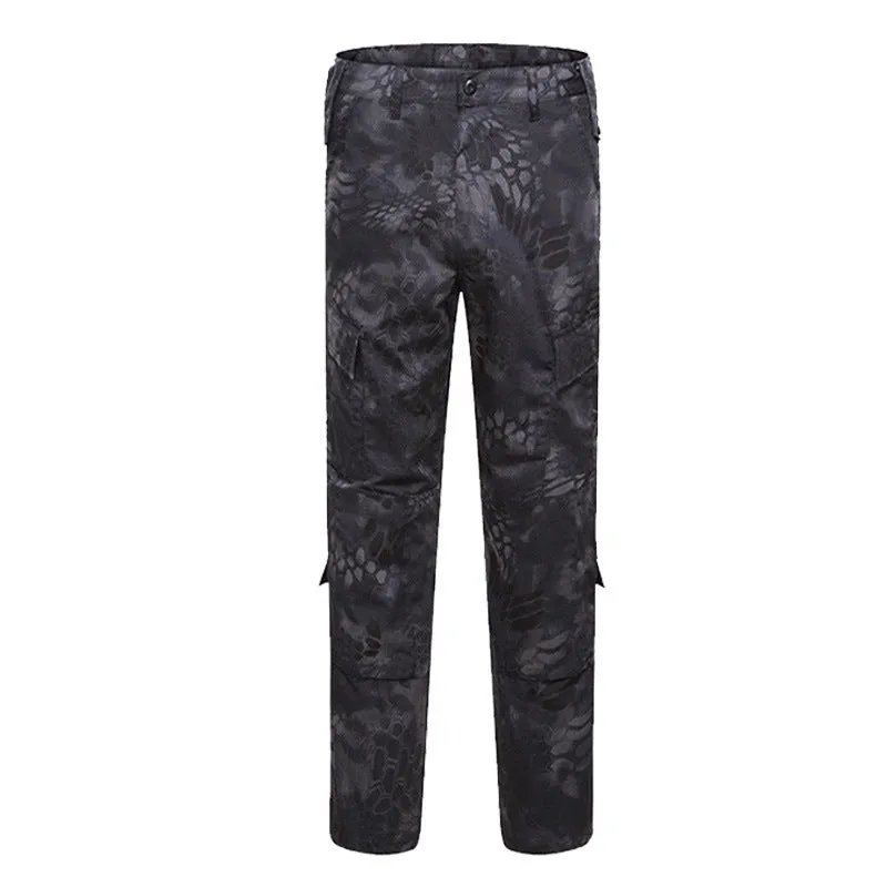 Camo Combat Cargo Men's Tactical Pocket Pants