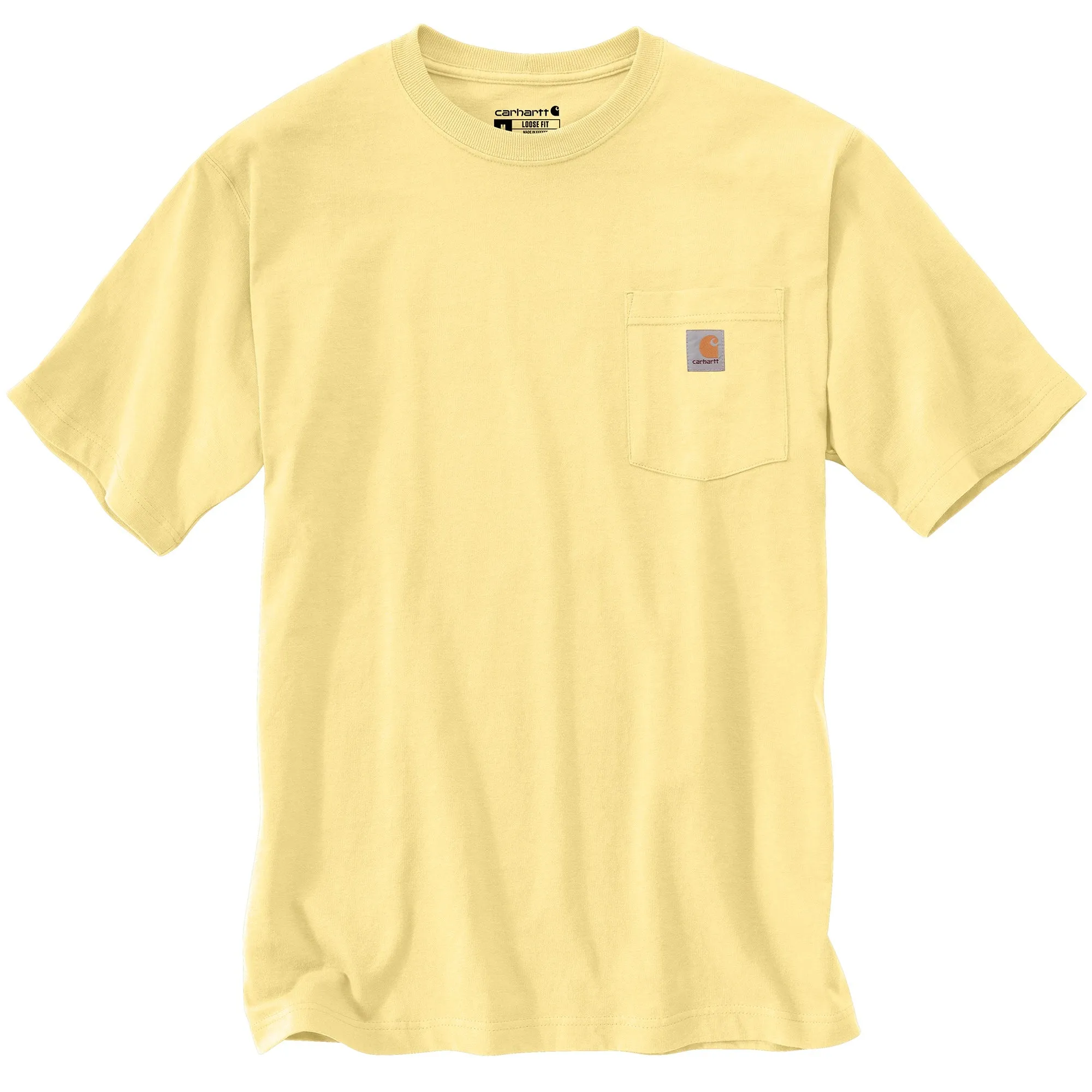 Carhartt Men's Short Sleeve Pocket T-Shirt_Pale Sun