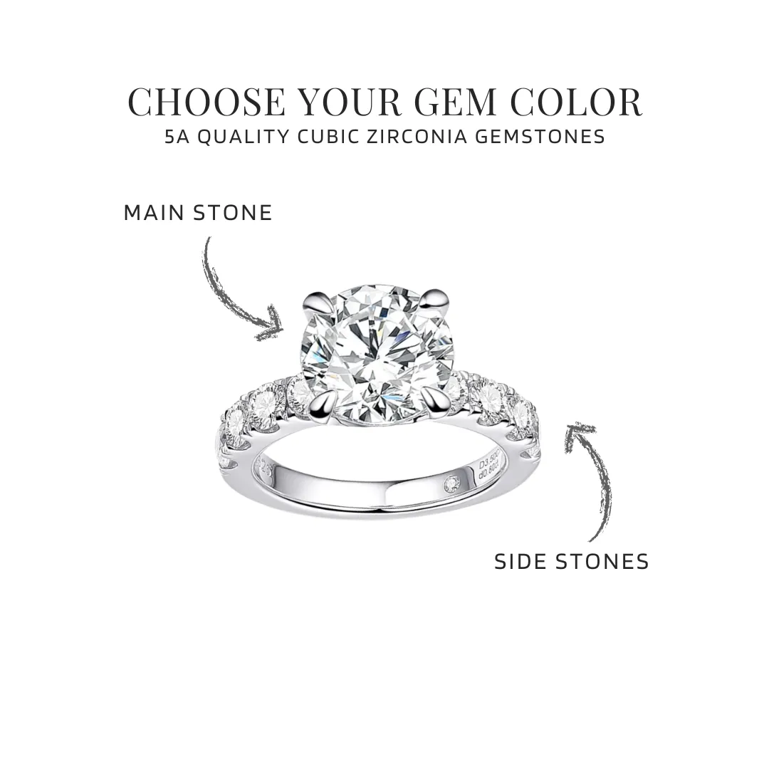 CELESTE CUSTOMIZABLE CZ RING