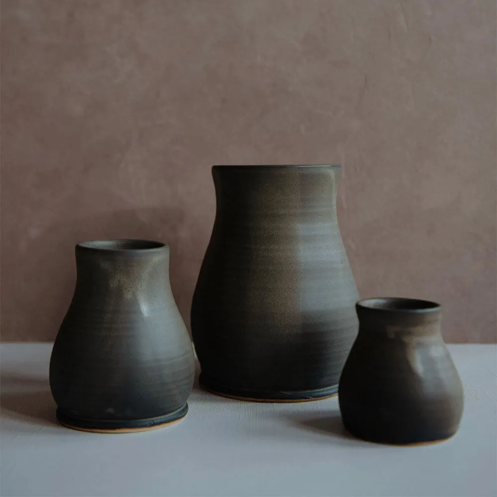 Ceramic Bloom Vase - Mocha