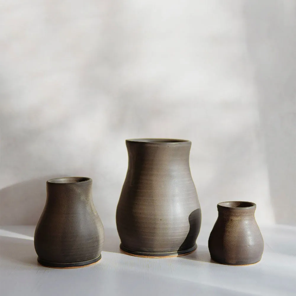 Ceramic Bloom Vase - Mocha