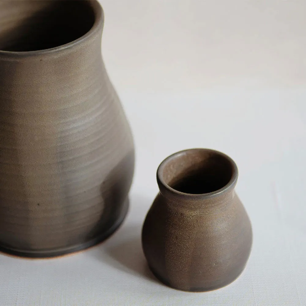 Ceramic Bloom Vase - Mocha