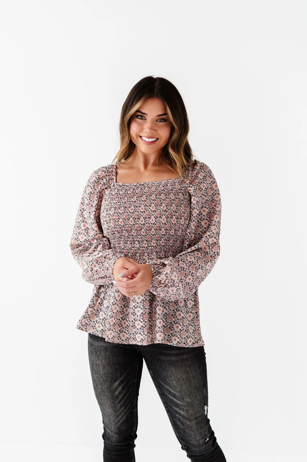 Chelle Smocked Blouse