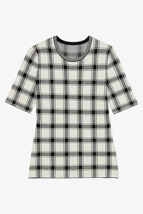 Choe Top - Eco 365Knit :: Bold Check