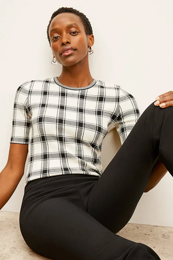 Choe Top - Eco 365Knit :: Bold Check