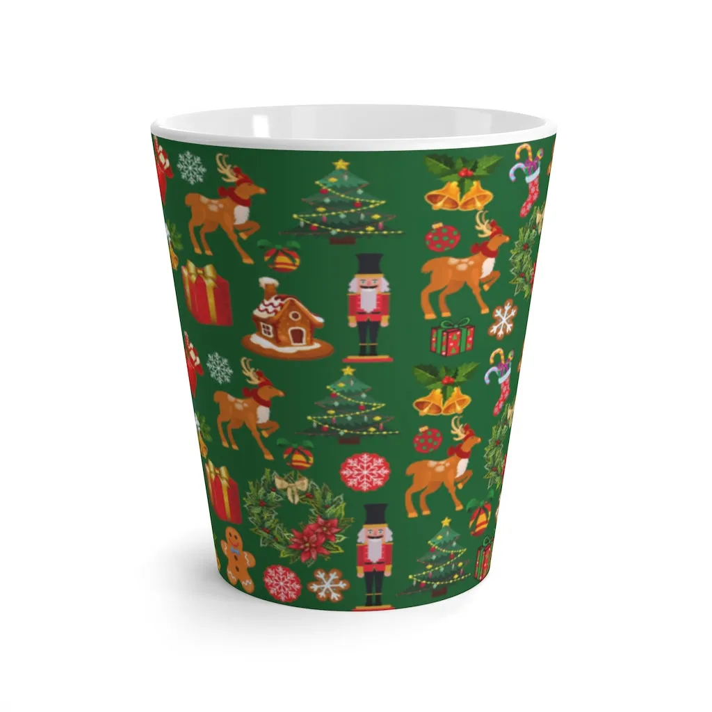 Christmas Joy... Holiday Green Latte Mug (12 oz.)