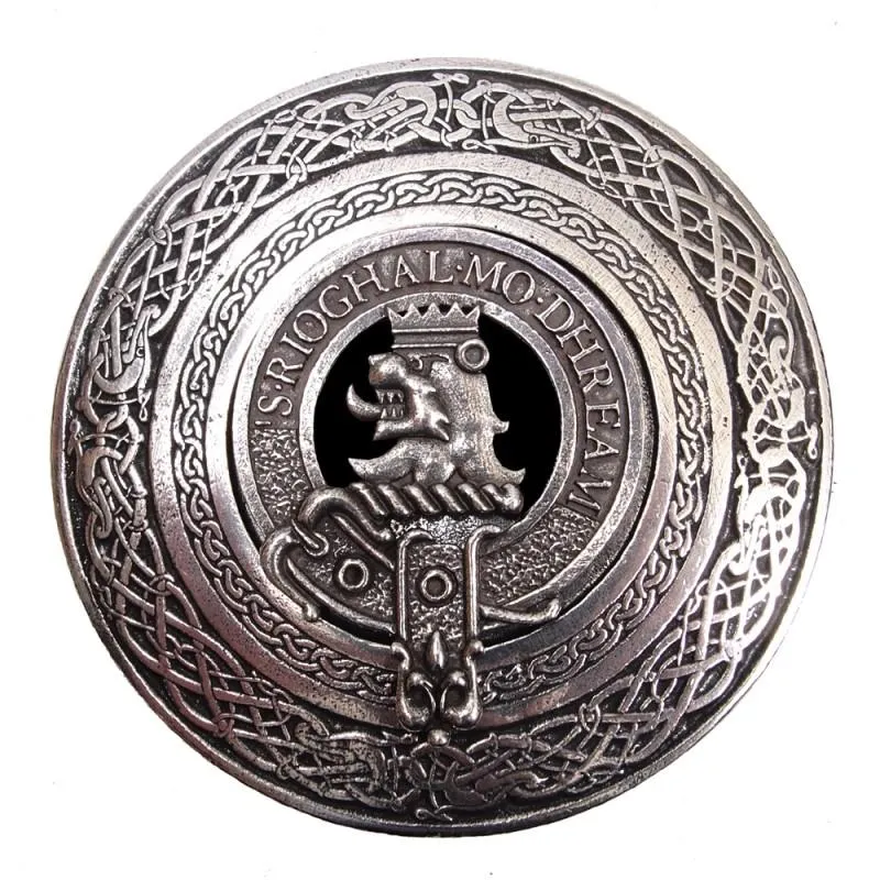 Clan Crest Buckle Circle A-L