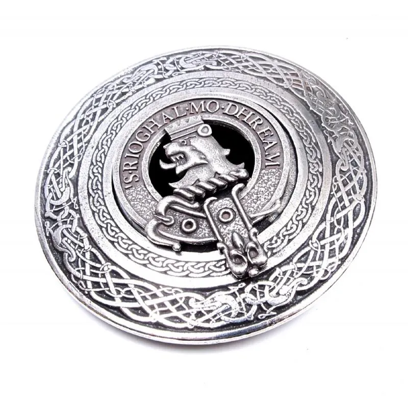 Clan Crest Buckle Circle A-L