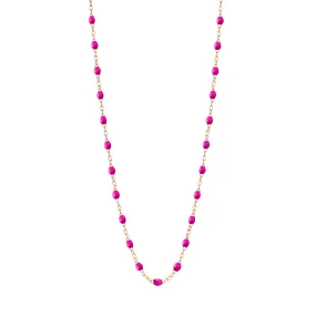 Classic Gigi Candy necklace, Rose Gold, 17.7"