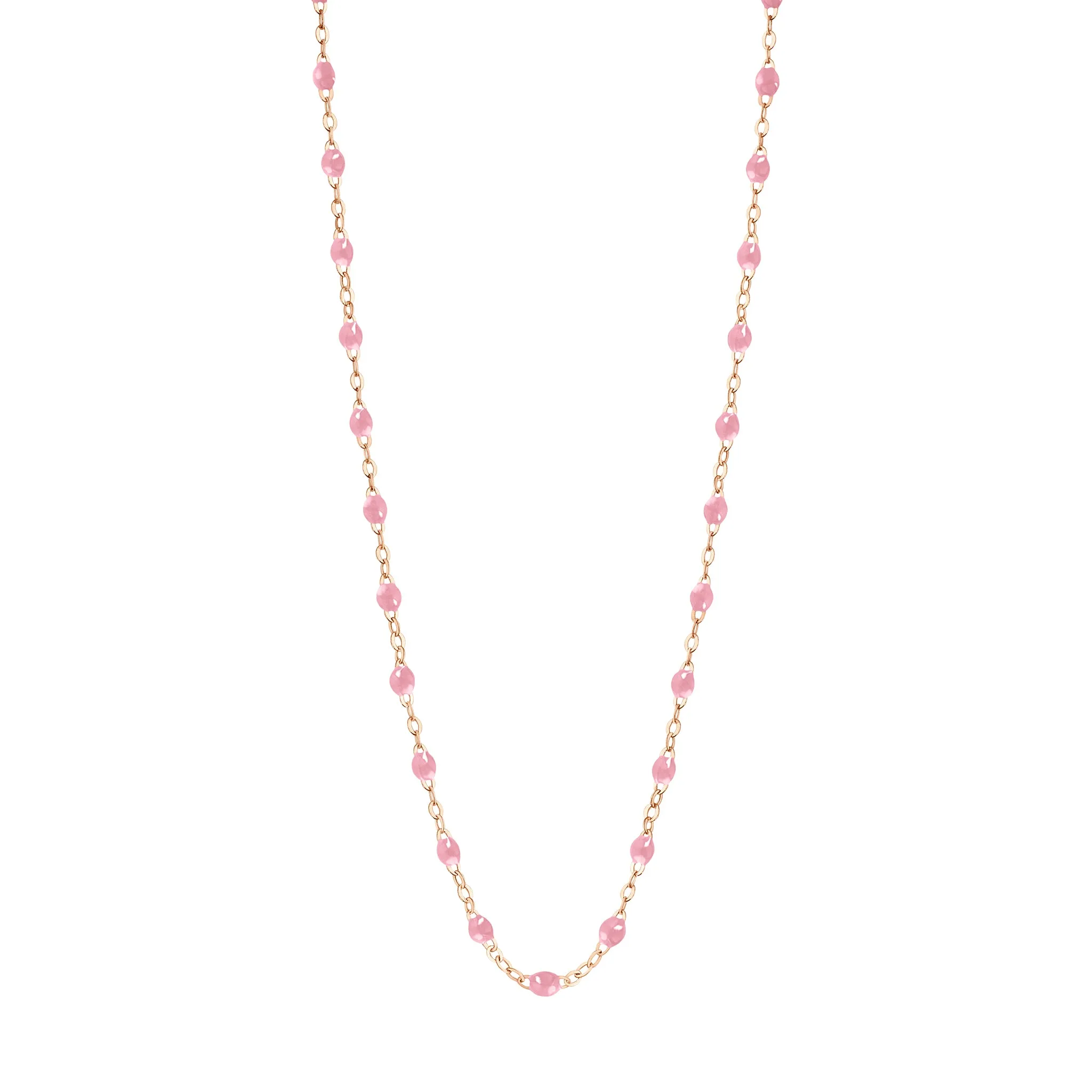 Classic Gigi Fuchsia necklace, Rose Gold, 16.5"