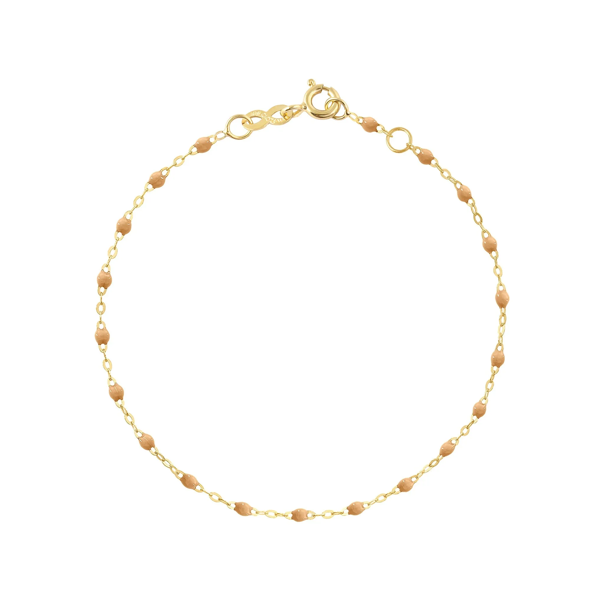 Classic Gigi Nude bracelet, Yellow Gold, 7.5"