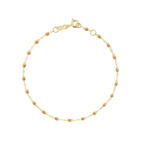 Classic Gigi Nude bracelet, Yellow Gold, 7.5"