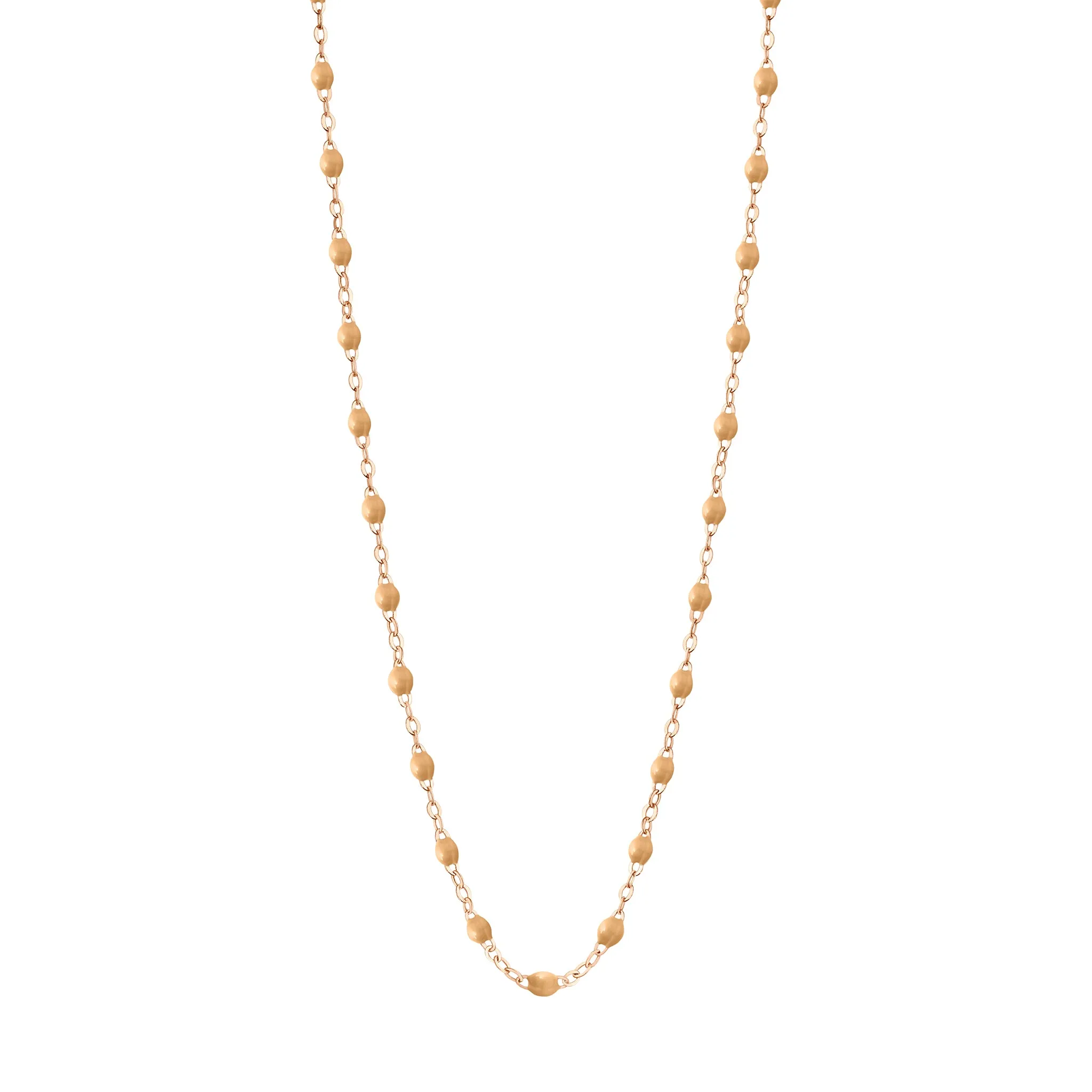 Classic Gigi Nude necklace, Rose Gold, 19.7"