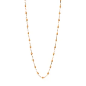 Classic Gigi Nude necklace, Rose Gold, 19.7"