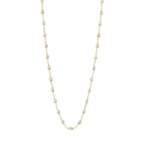 Classic Gigi Opal necklace, Yellow Gold, 17.7"