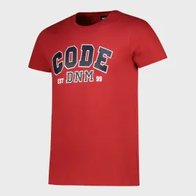 Code Mens Quebec Tee Red/Multi  _ 180650 _ Red