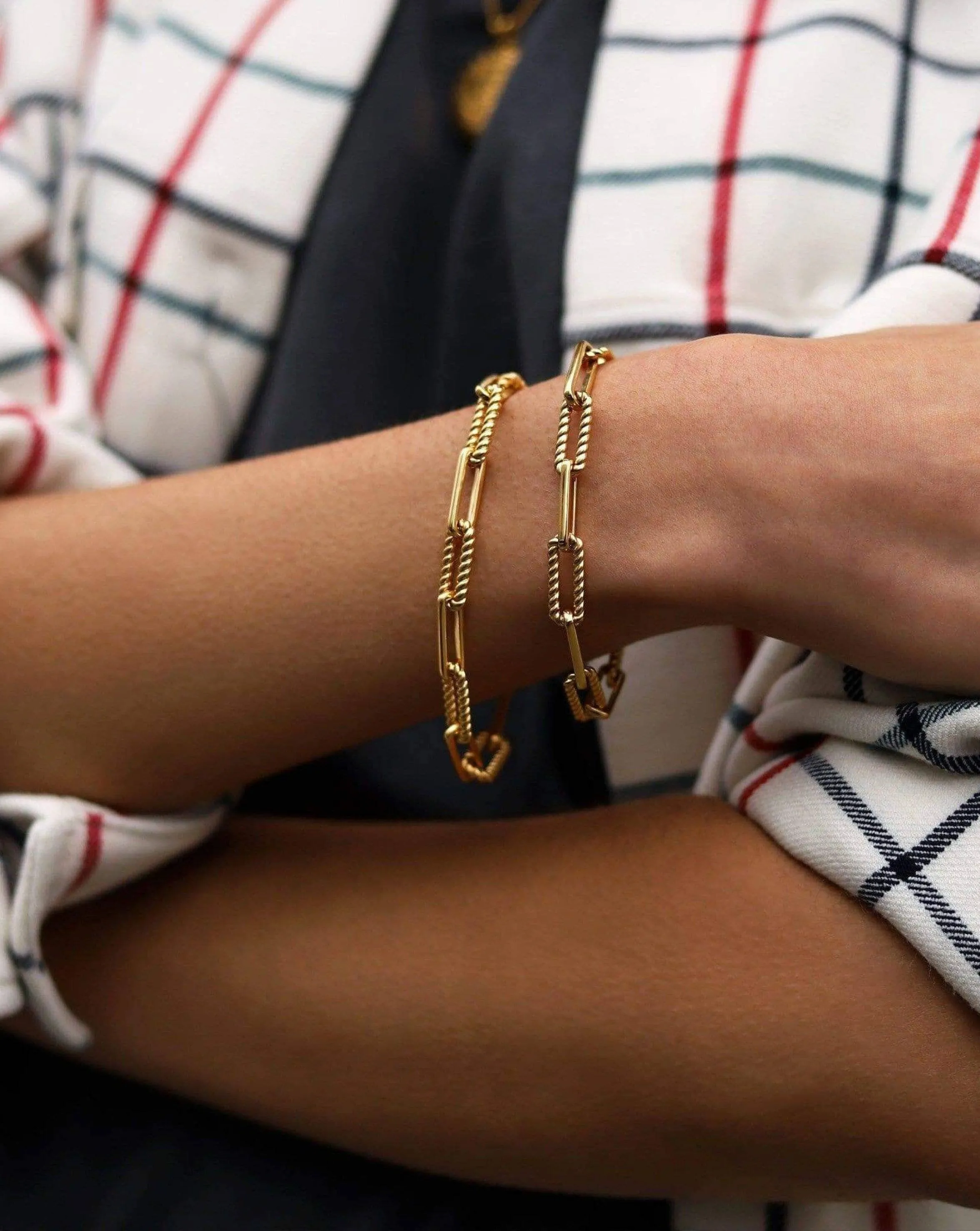 Coterie Chain Bracelet | 18ct Gold Plated